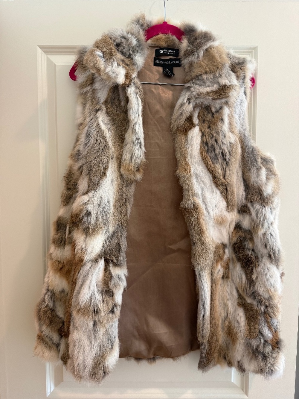 Adrienne Landau Faux Fur Vest
